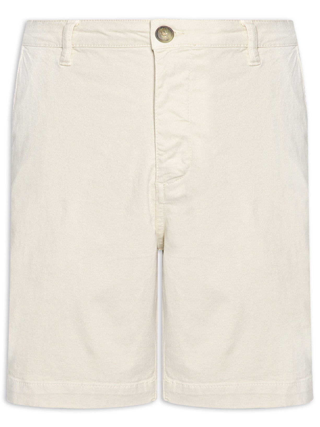 Bermuda Sarja Masculina Chino Bege Foxton