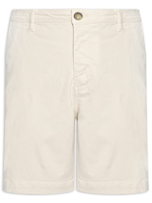 Bermuda Sarja Masculina Chino – Bege