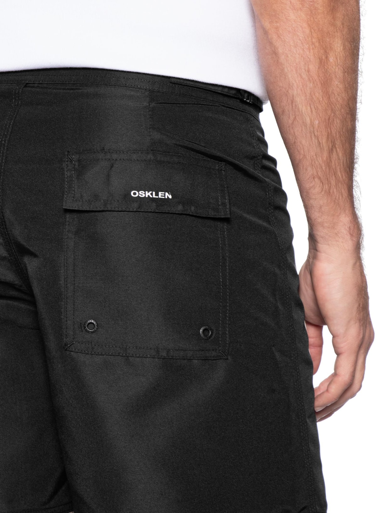 Bermuda Surf Longboard Uno Masculina Preta Osklen