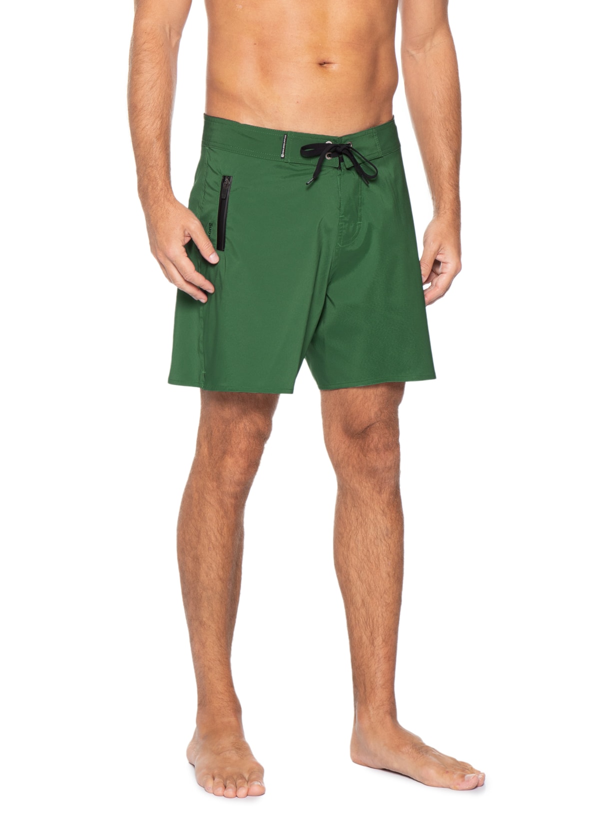 Bermuda Surf Masculina AquaOne Flex Mediterraneo Verde Osklen