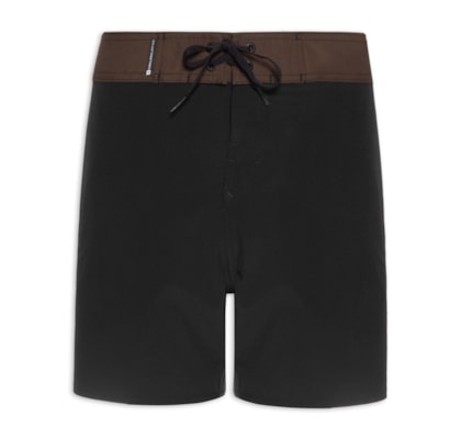Bermuda Surf Masculina Aquaone Flex - Preto