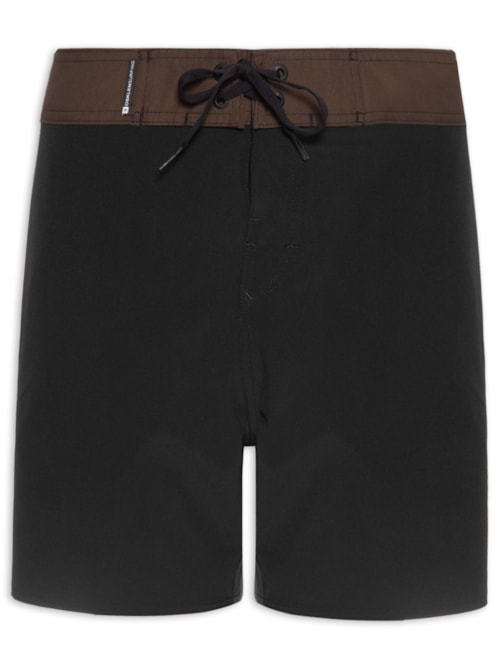 Bermuda Surf Masculina Aquaone Flex - Preto