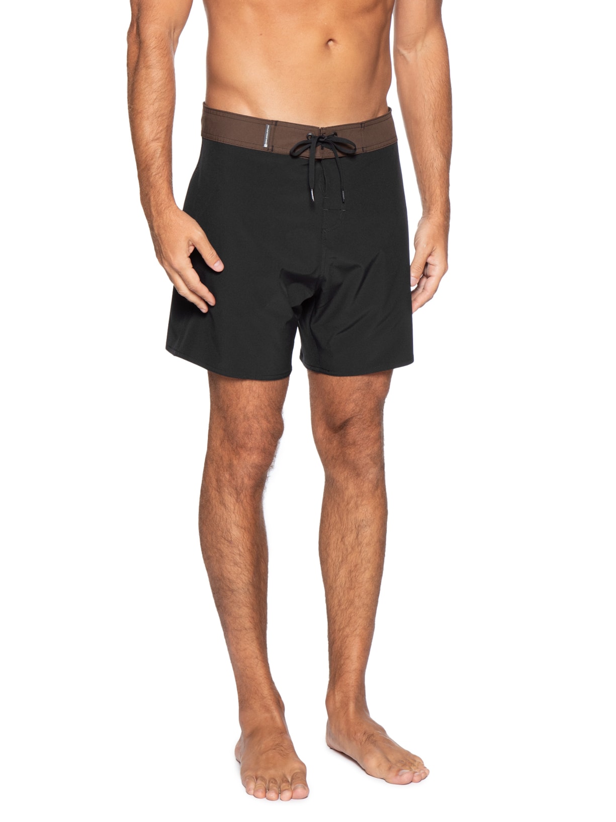 Bermuda Surf Masculina Aquaone Flex Preto Osklen