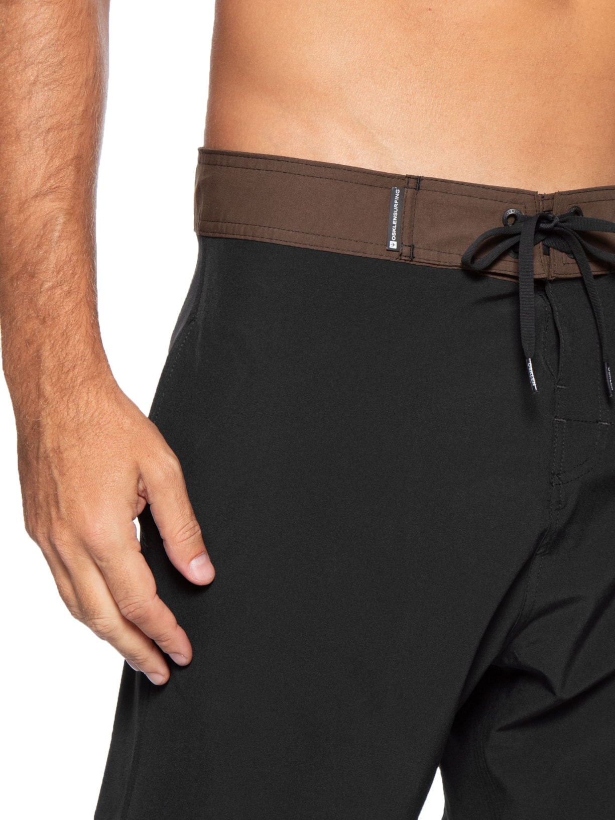 Bermuda Surf Masculina Aquaone Flex Preto Osklen