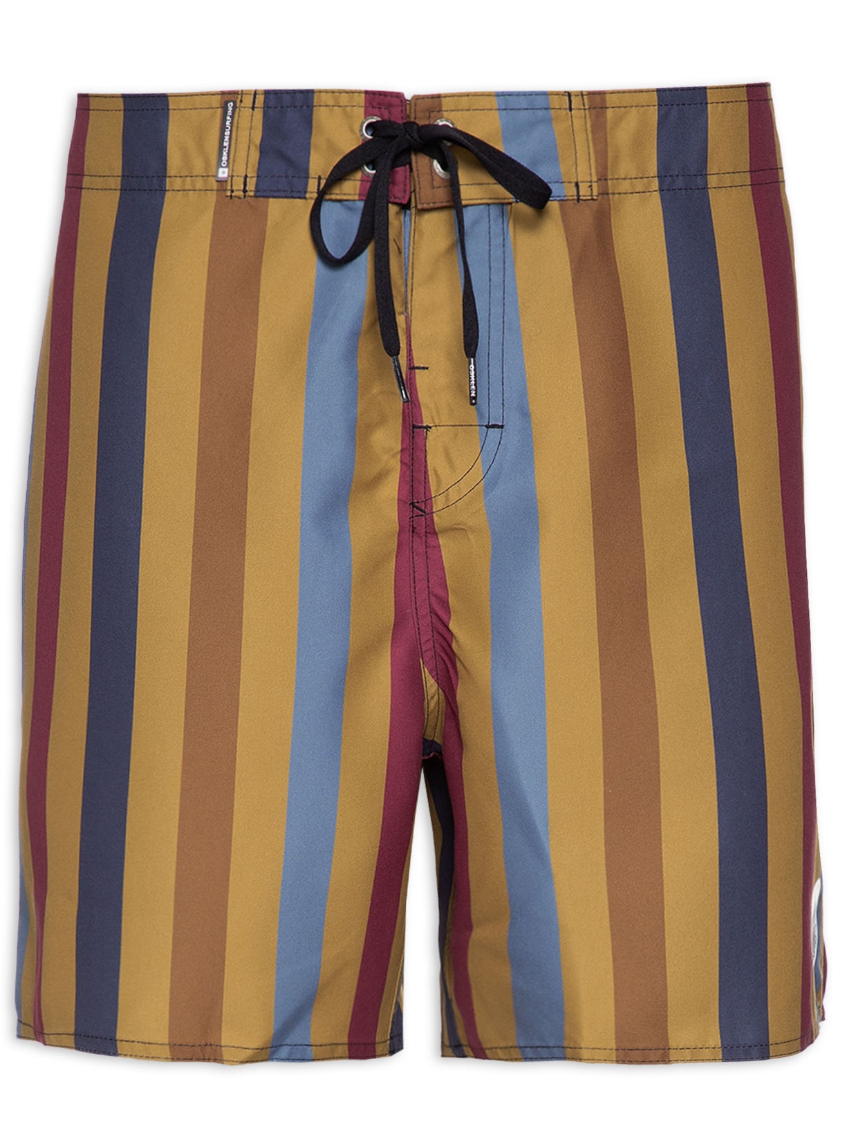 Bermuda Surf Masculino Noosa Stripes - Amarelo