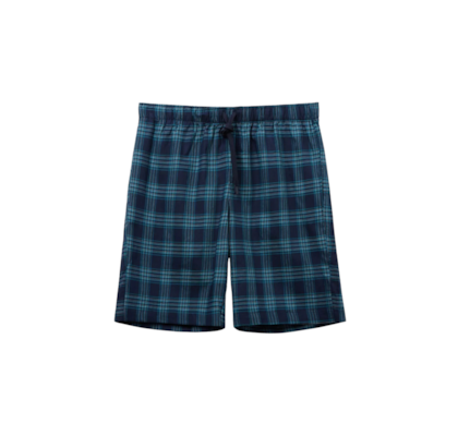 Bermuda Xadrez Em Algodão - Verde