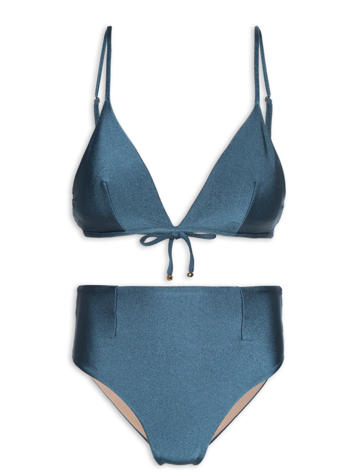 Biquíni Alcinha Com Hot Pant - Azul