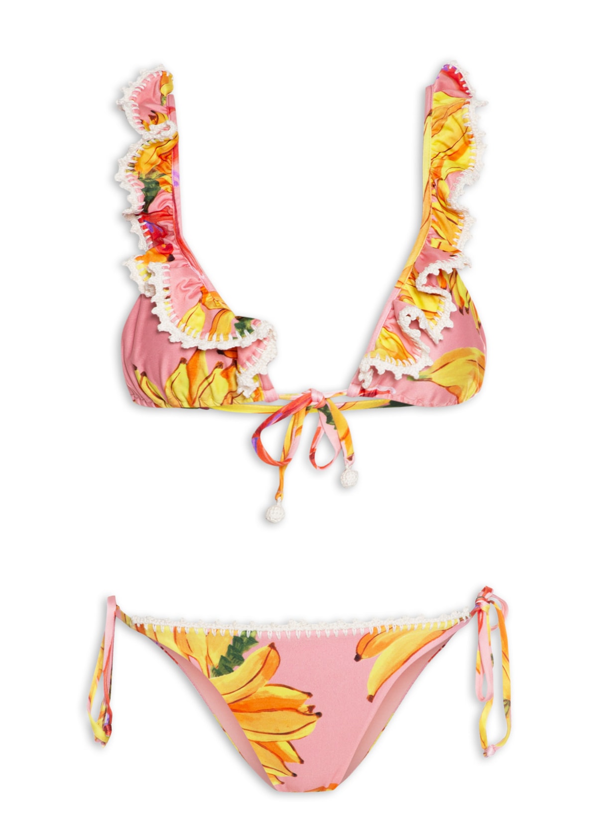 Biquíni Artesanal Gosto De Banana - Rosa