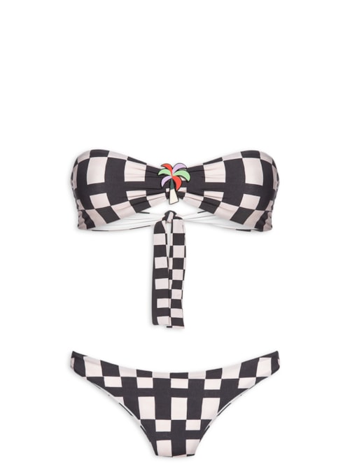 Biquini Asa Delta Sonho Gráfico - Preto