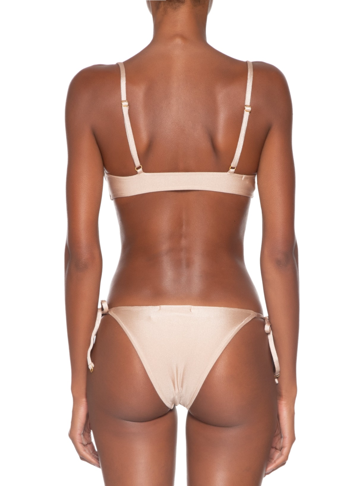 Biquíni Com Amarração Centro E Lateral Marrom '2Essential