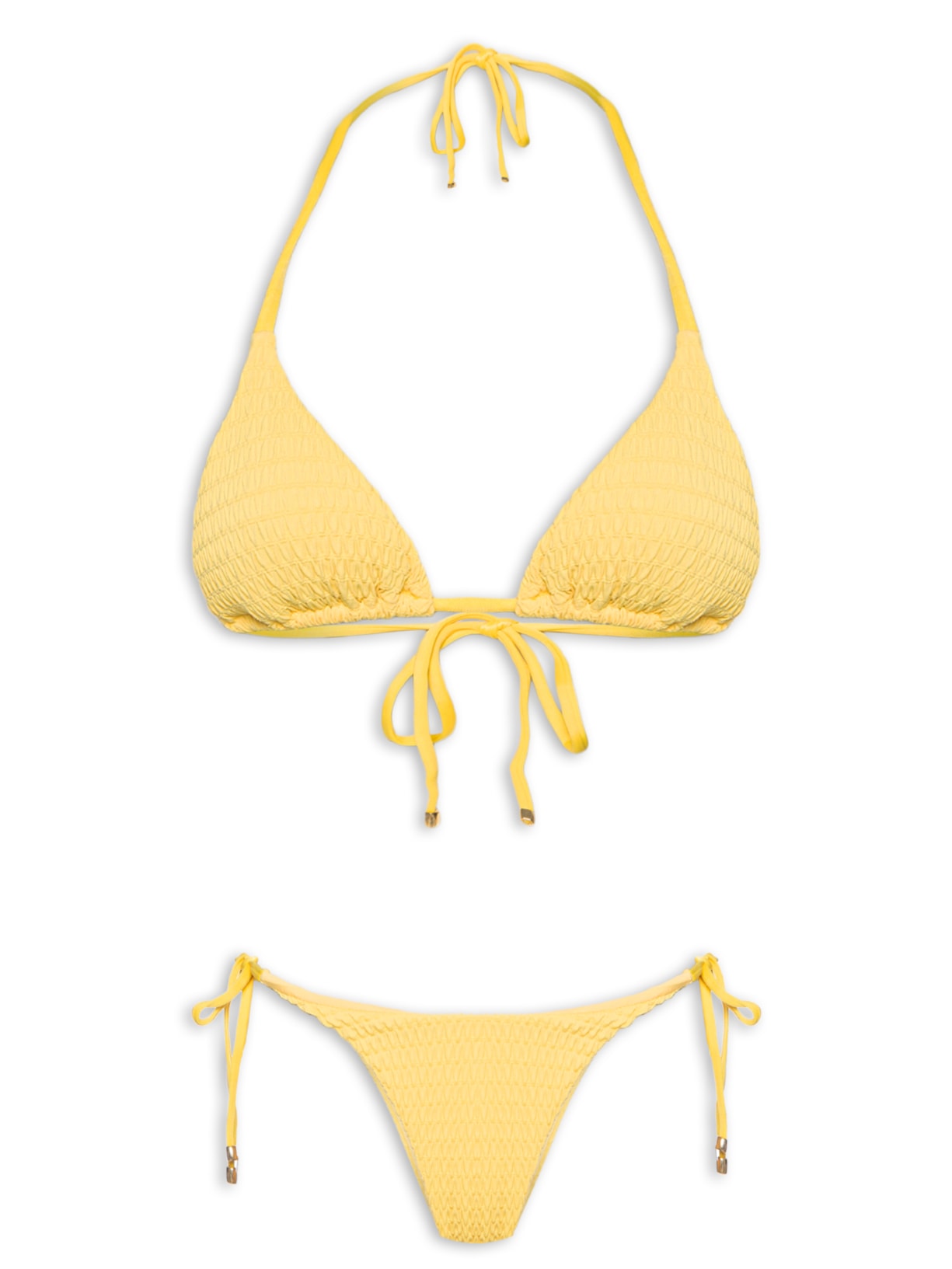 Biquini Conjunto Cortininha - Amarelo