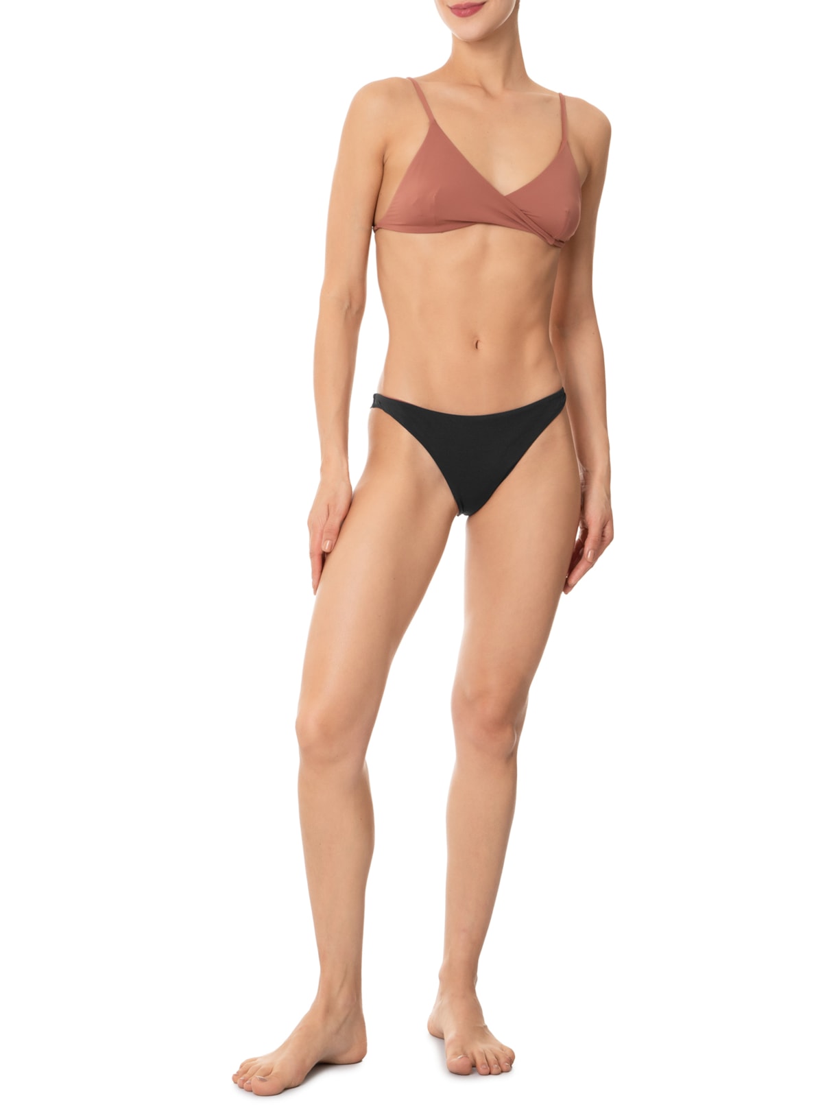 Biquíni Conjunto Triangulo Com Detalhe Torcido Rosa  '2Essential