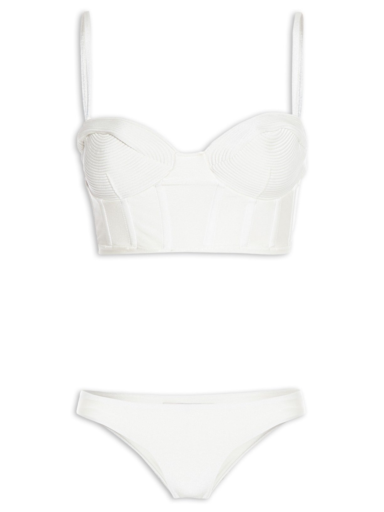 Biquini Corselet - Off White