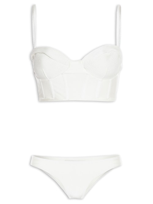 Biquini Corselet - Off White