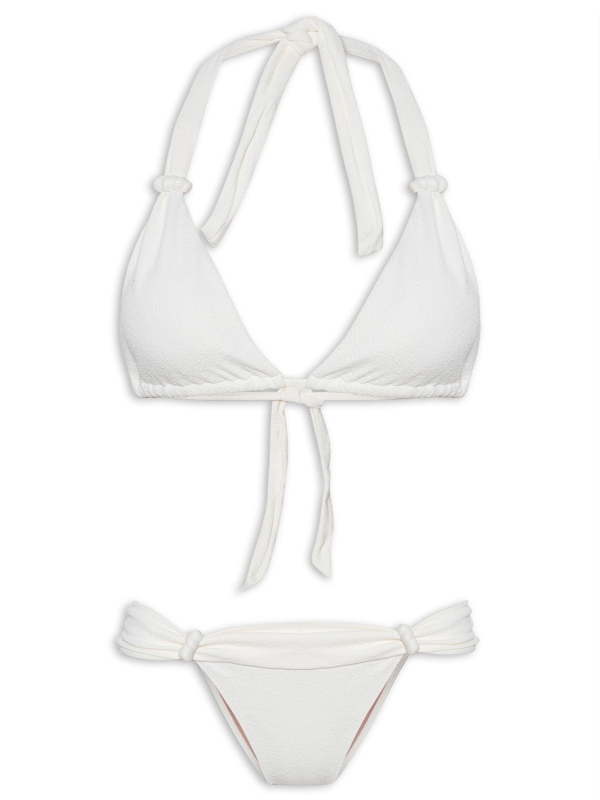 Biquíni Cortina Longa Estrela - Branco