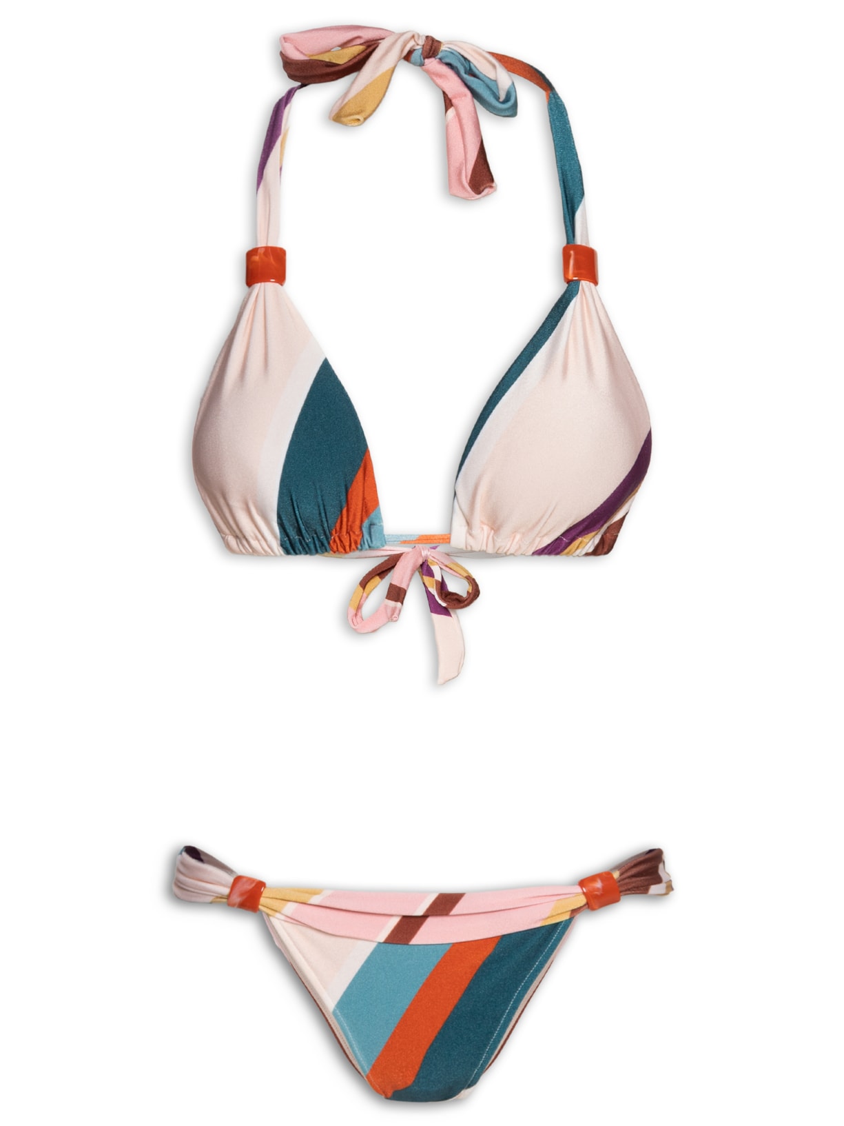 Biquíni Cortina Longa - Rosa