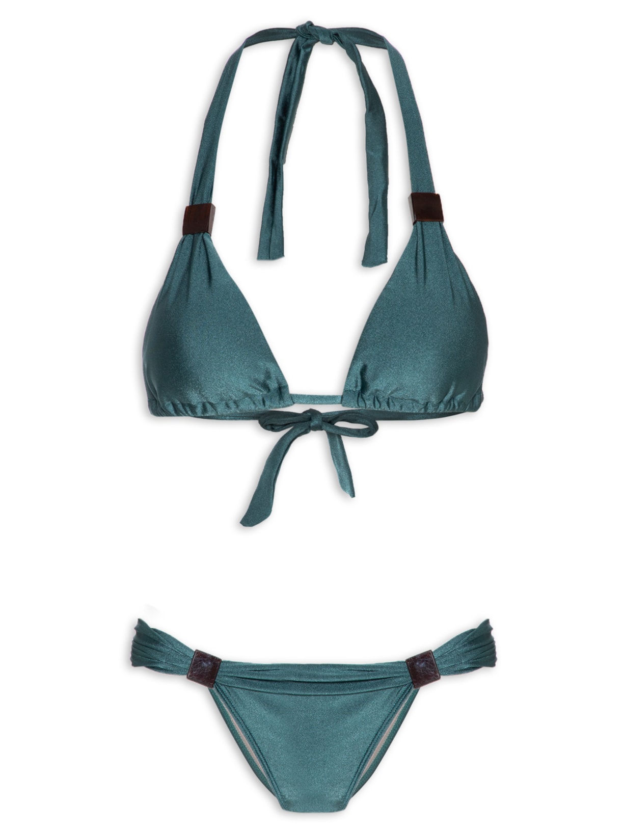 Biquíni Cortina Longa - Verde