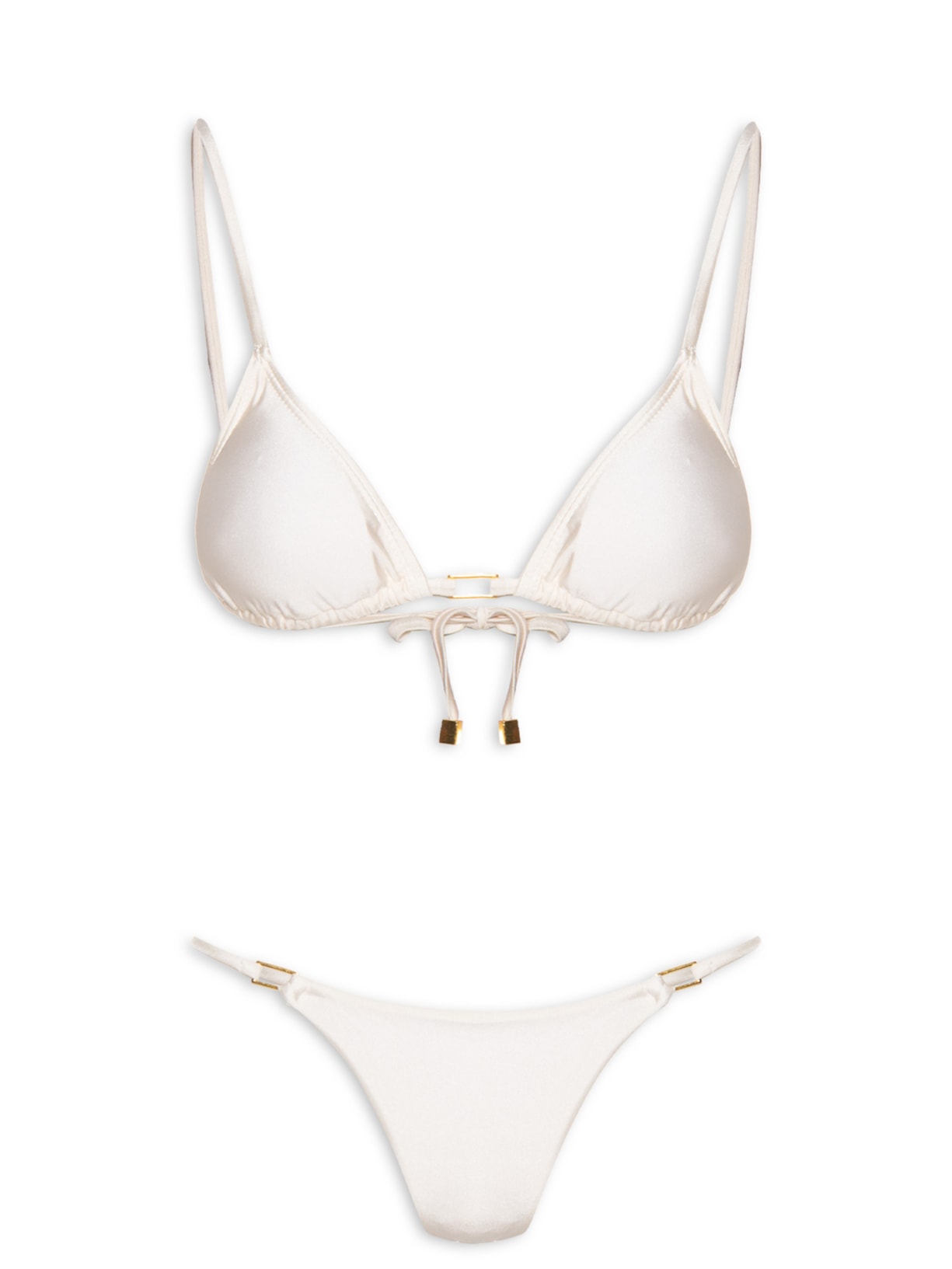 Biquíni Cortininha Branco Mktbeach