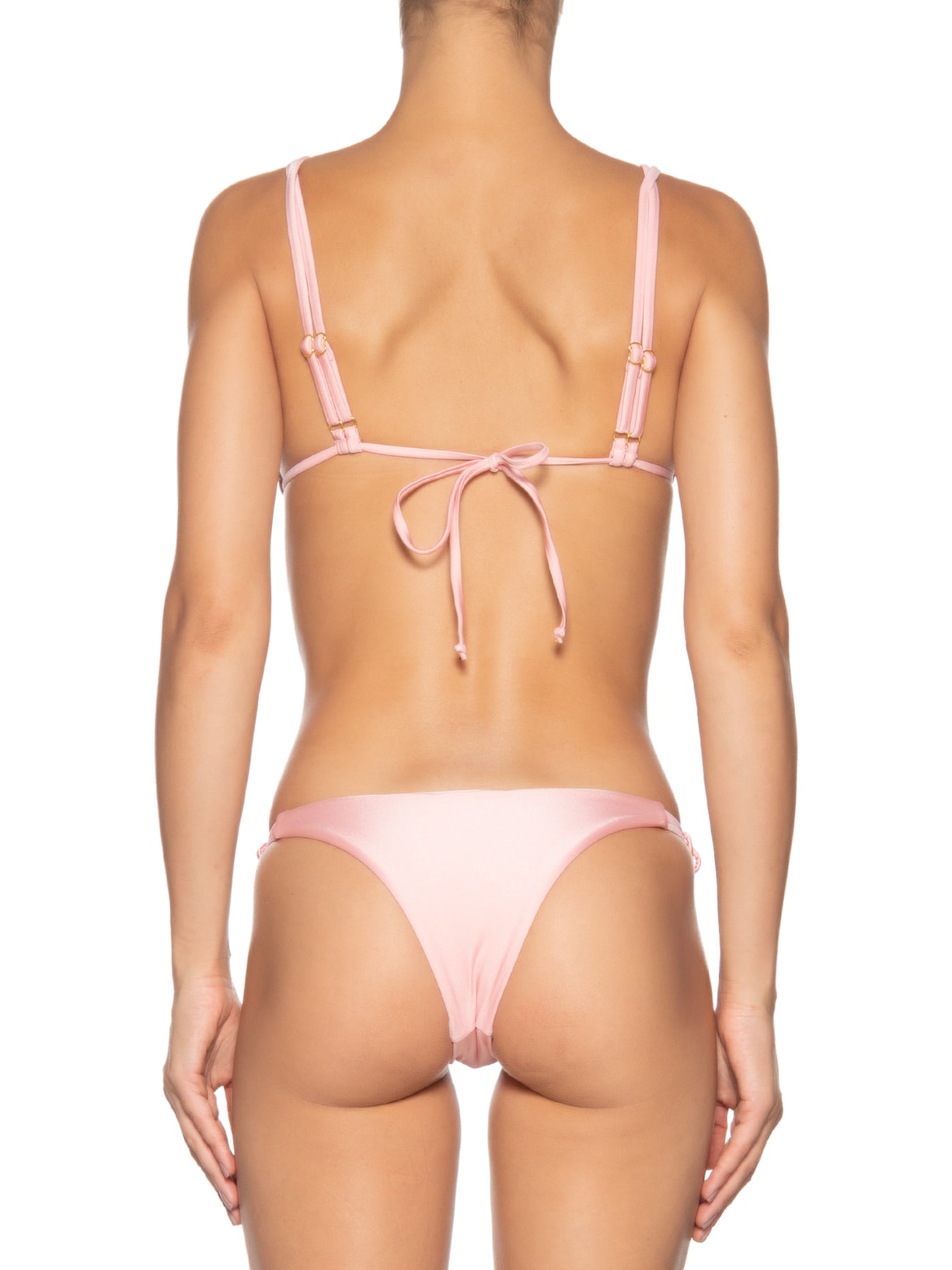 Biquíni Cortininha Com Alça Dupla Rosa Mktbeach