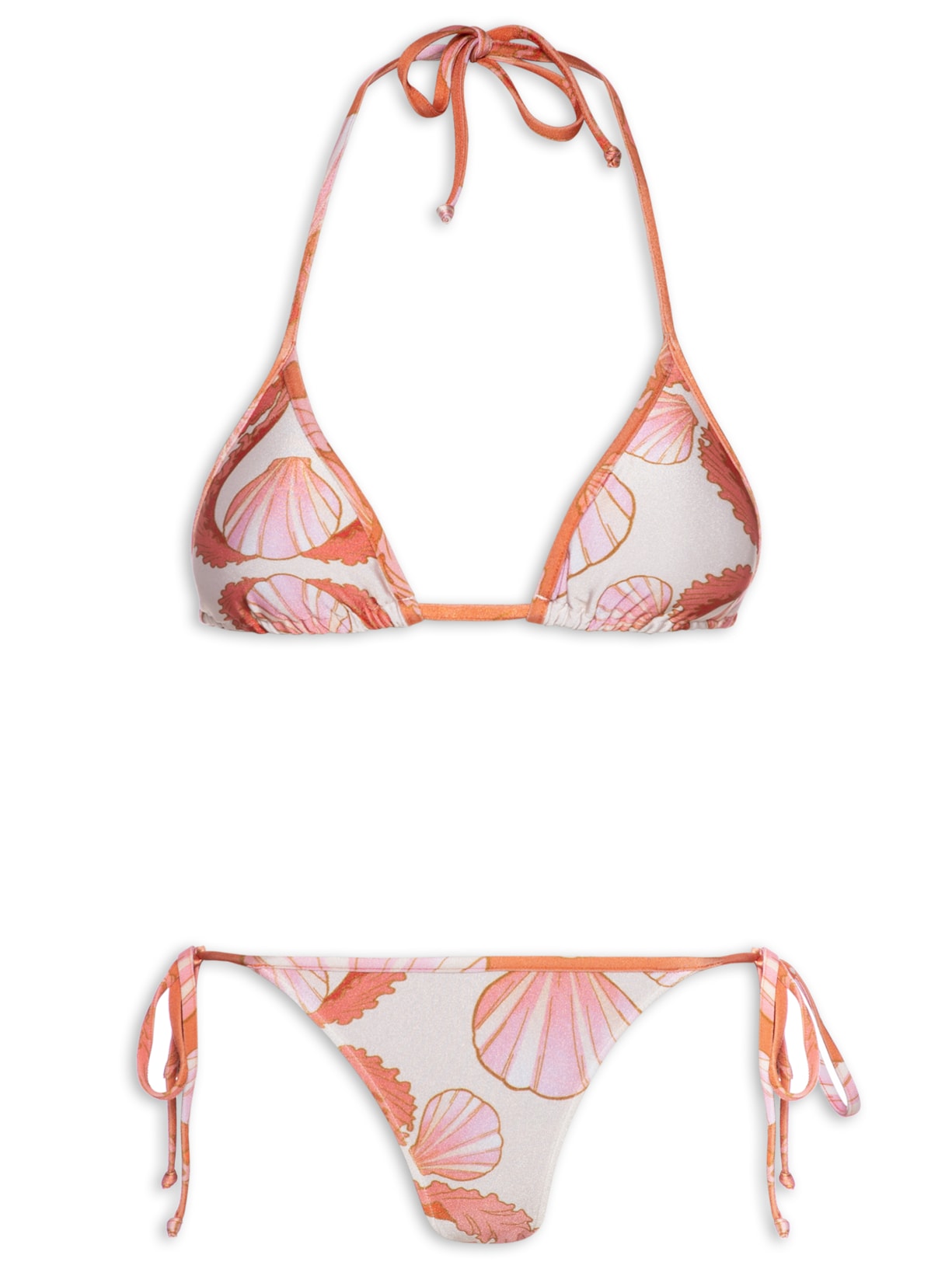 Biquíni Cortininha Detalhe - Off White