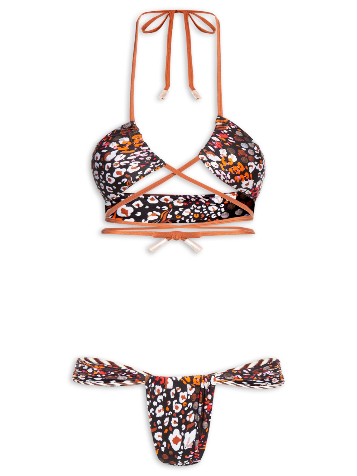 Biquini Cortininha Invertida Preto Mktbeach