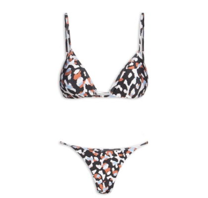 Biquíni Cortininha Marquinha Perfeita  - Animal Print