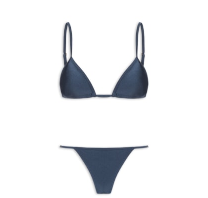 Biquíni Cortininha Marquinha Perfeita - Azul