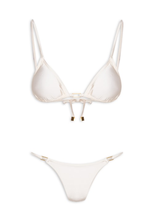 Biquíni Cortininha Marquinha Perfeita - Branco