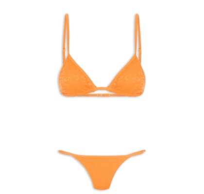 Biquíni Cortininha Marquinha Perfeita - Laranja