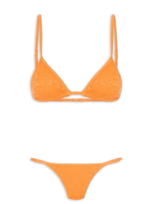 Biquíni Cortininha Marquinha Perfeita - Laranja