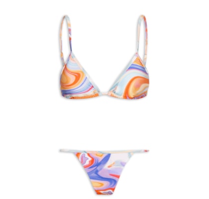 Biquíni Cortininha Marquinha Perfeita - Laranja