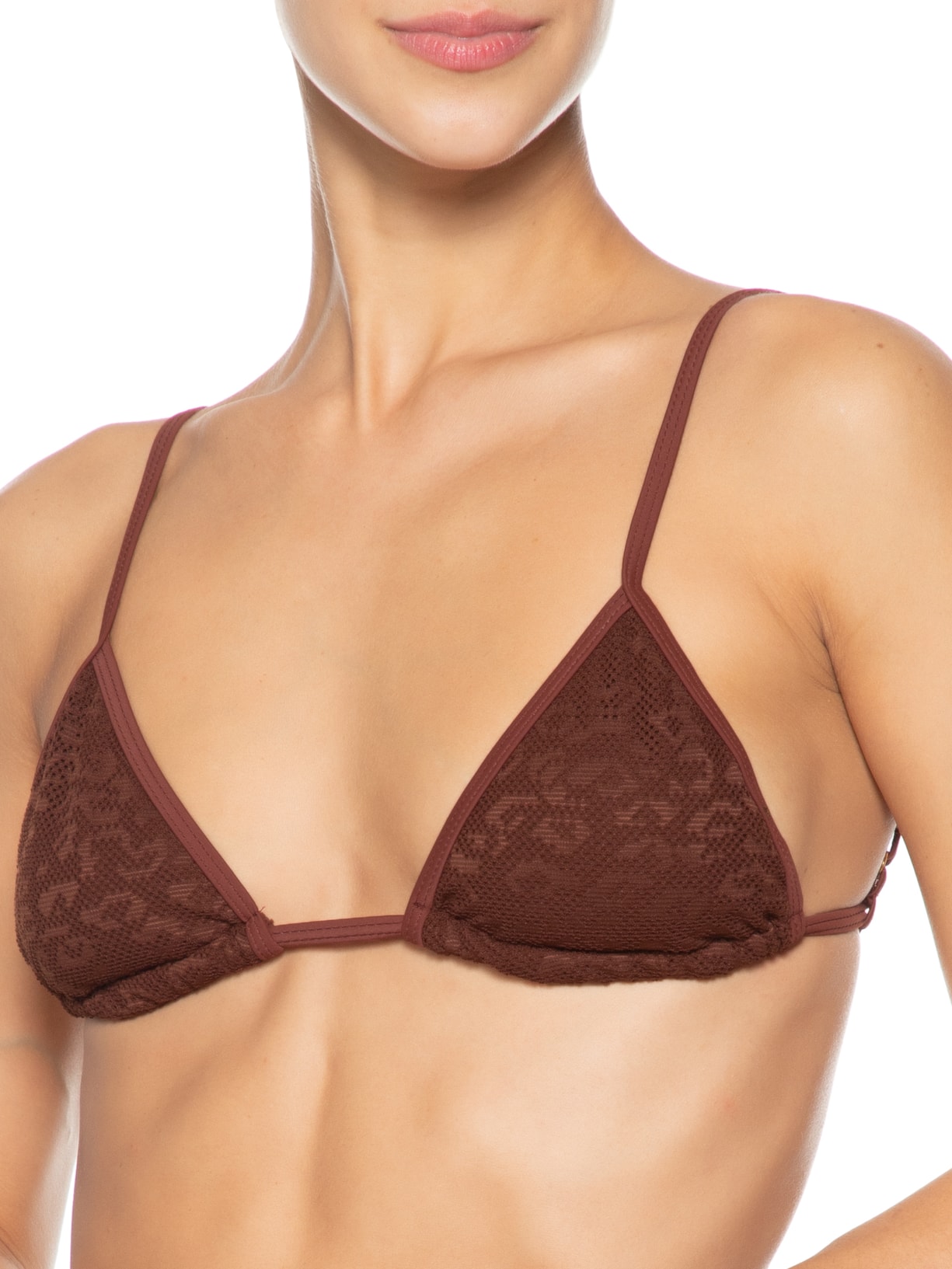 Biquíni Cortininha Marquinha Perfeita Marrom Mktbeach