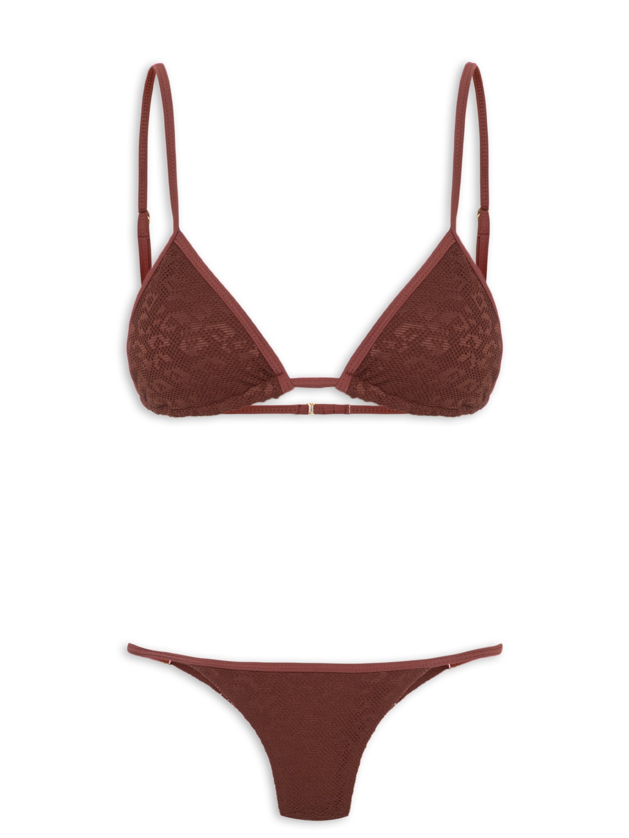Biquíni Cortininha Marquinha Perfeita - Marrom