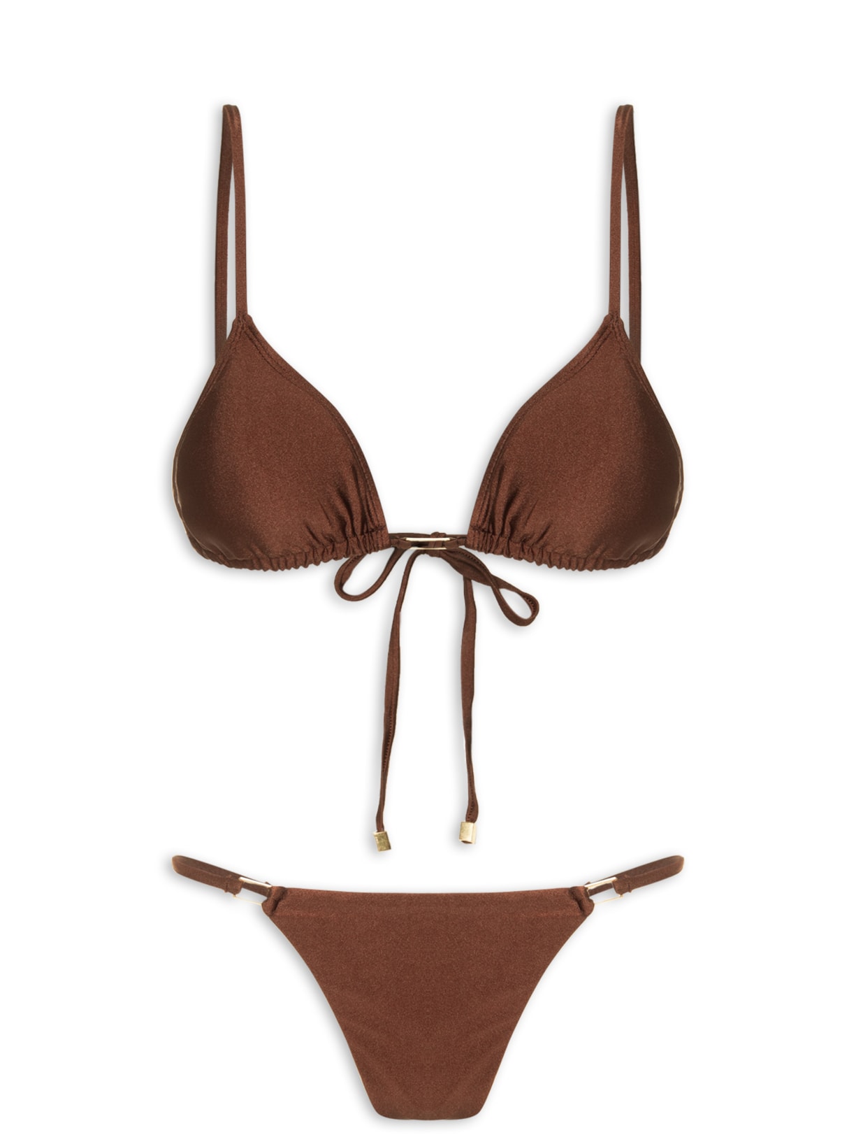 Biquíni Cortininha Marquinha Perfeita - Marrom