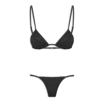 Biquíni Cortininha Marquinha Perfeita - Preto