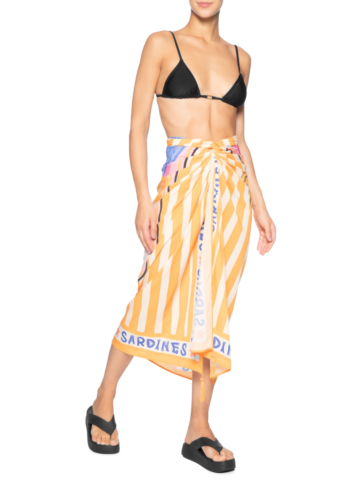 Biquíni Cortininha Marquinha Perfeita Preto Mktbeach