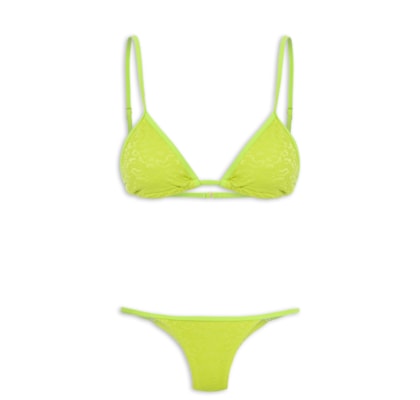 Biquini Cortininha Marquinha Perfeita - Verde