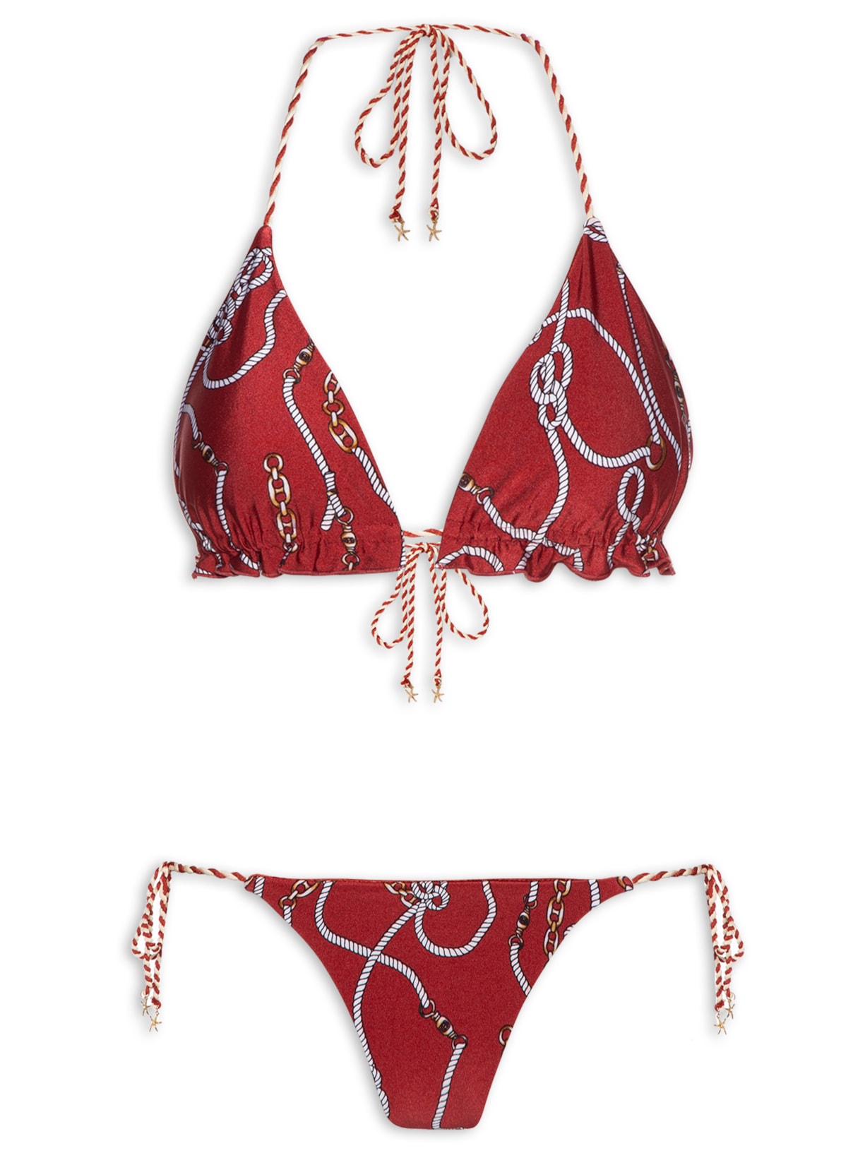 Biquíni Cortininha Nós - Vermelho