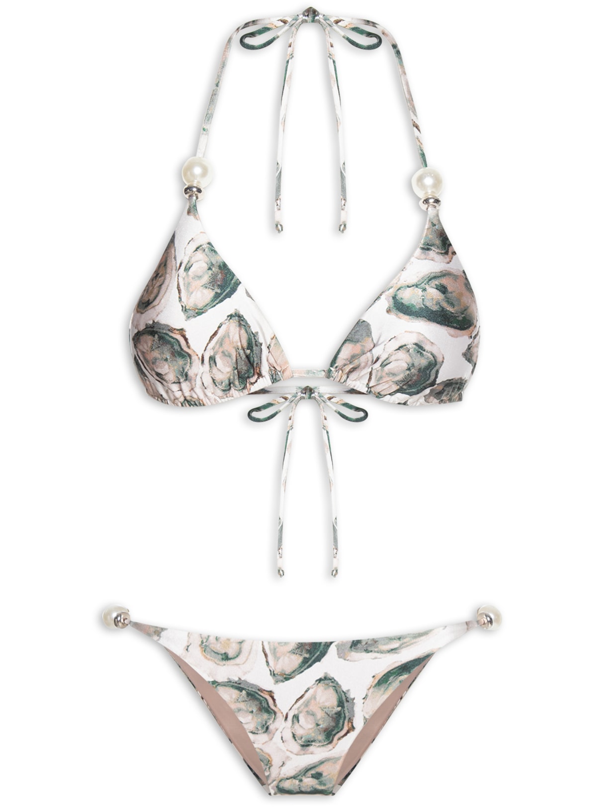 Biquíni Cortininha Ostras - Verde