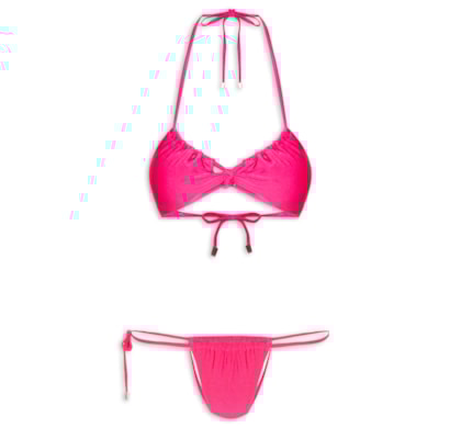 Biquini Cortininha - Rosa