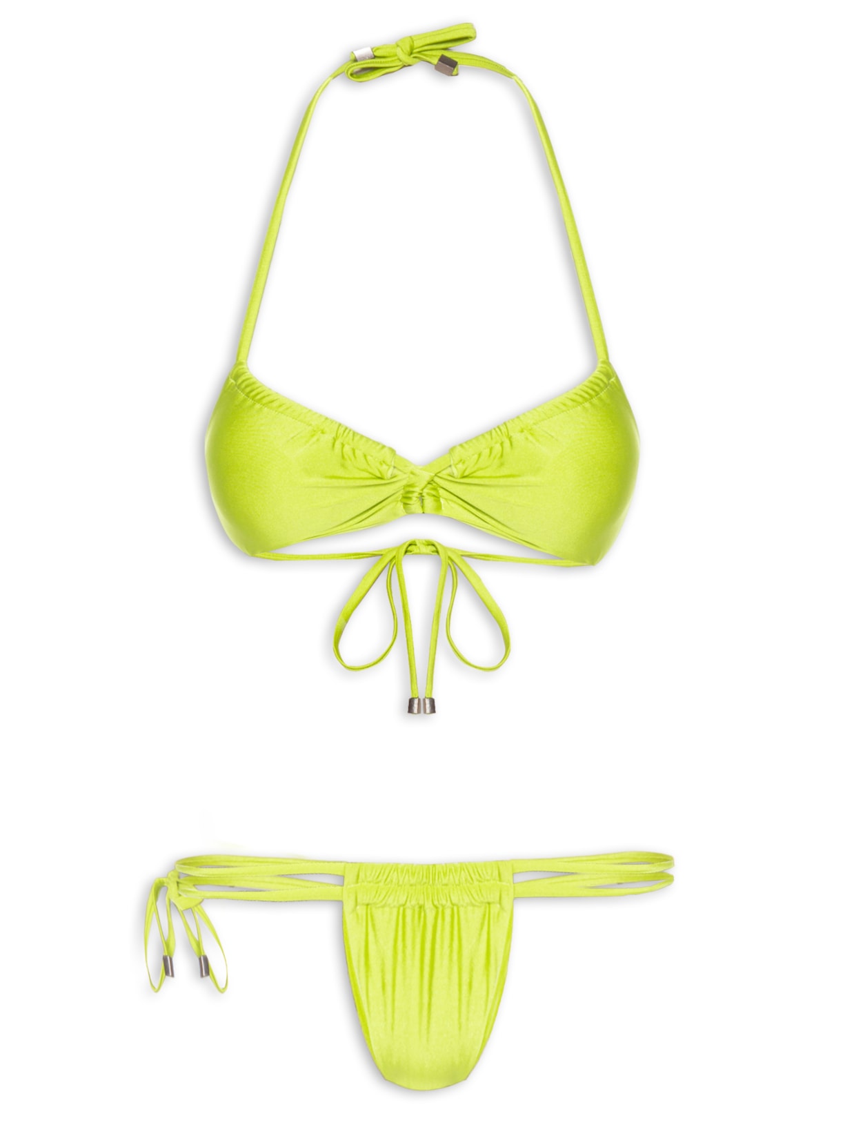 Biquini Cortininha Verde Mktbeach