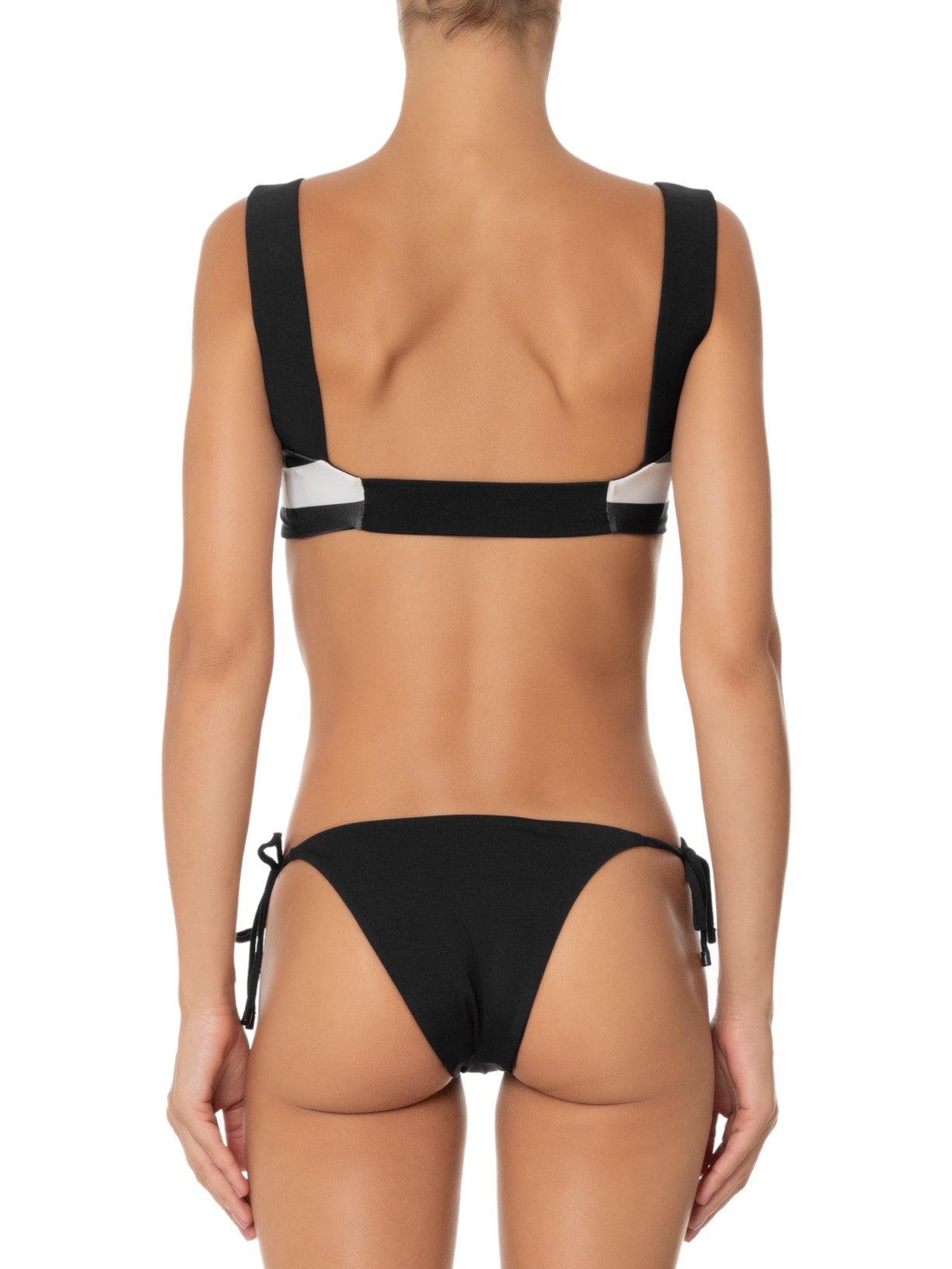 Biquíni Decote Reto Tagete Stripes Preto Osklen