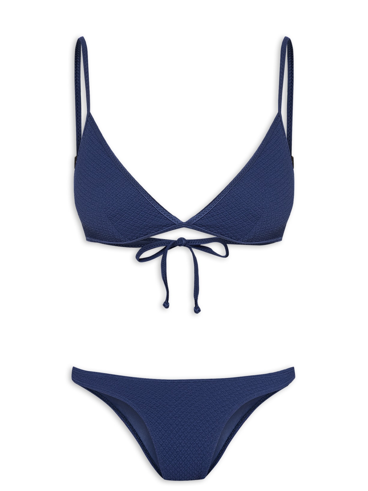 Biquíni Especial Tanga Asa Delta Liso - Azul