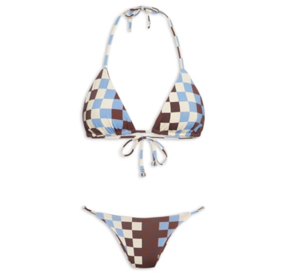 Biquíni Estampa Harmonia - Marrom