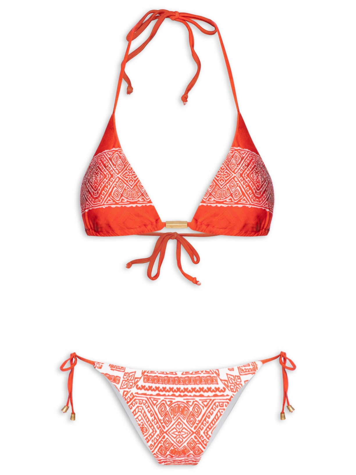 Biquíni Estampado Panô - Vermelho