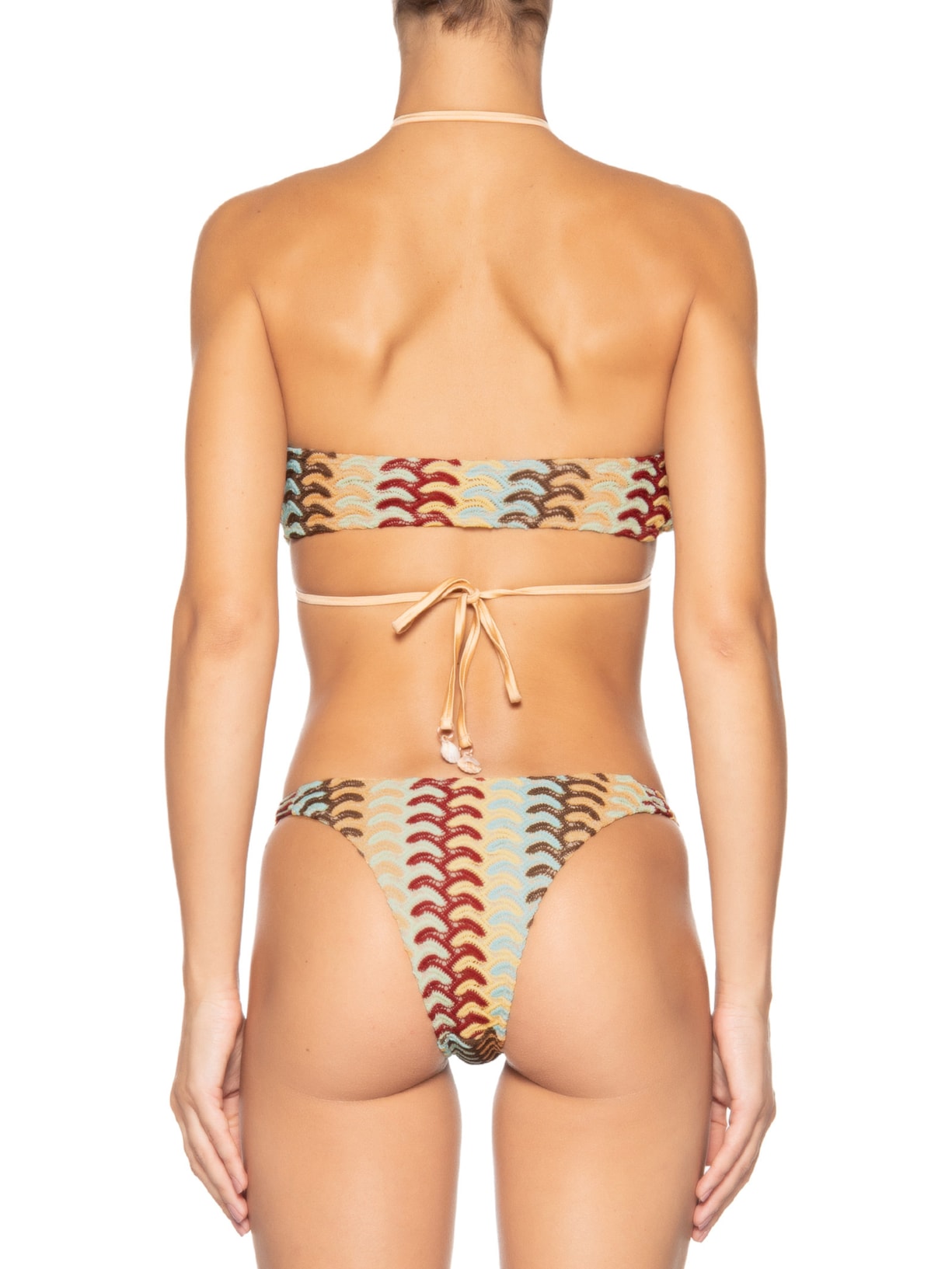 Biquíni Feminino Cortininha Invertida Bege Mktbeach