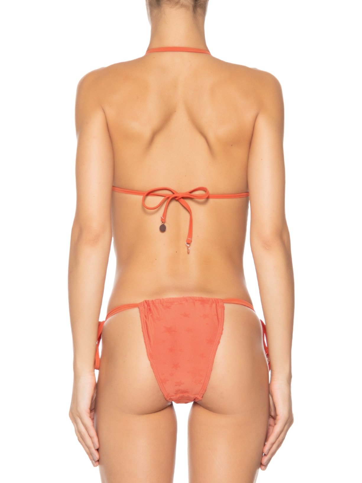 Biquini Feminino Cortininha Invertida Laranja Mktbeach