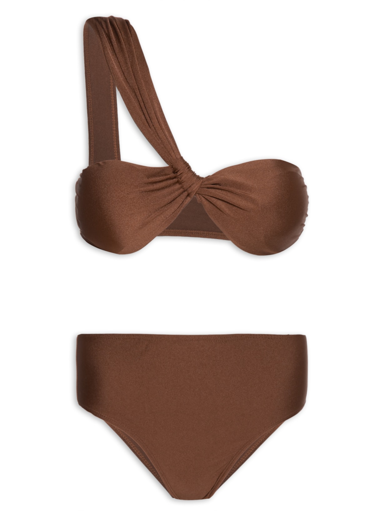 Biquini Feminino Hot Pants - Marrom