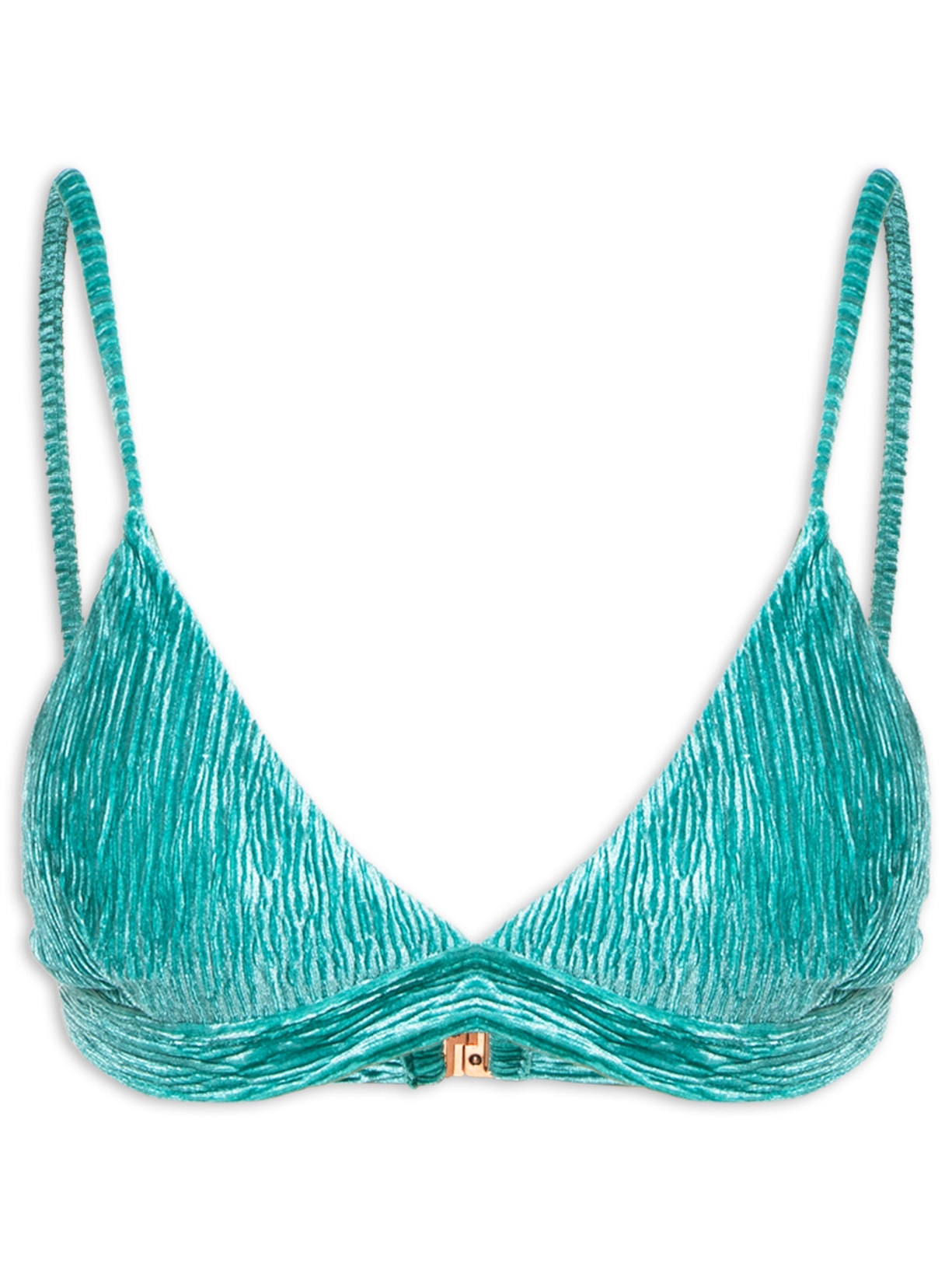 Biquíni Feminino Triângulo Canelado Verde Mktbeach