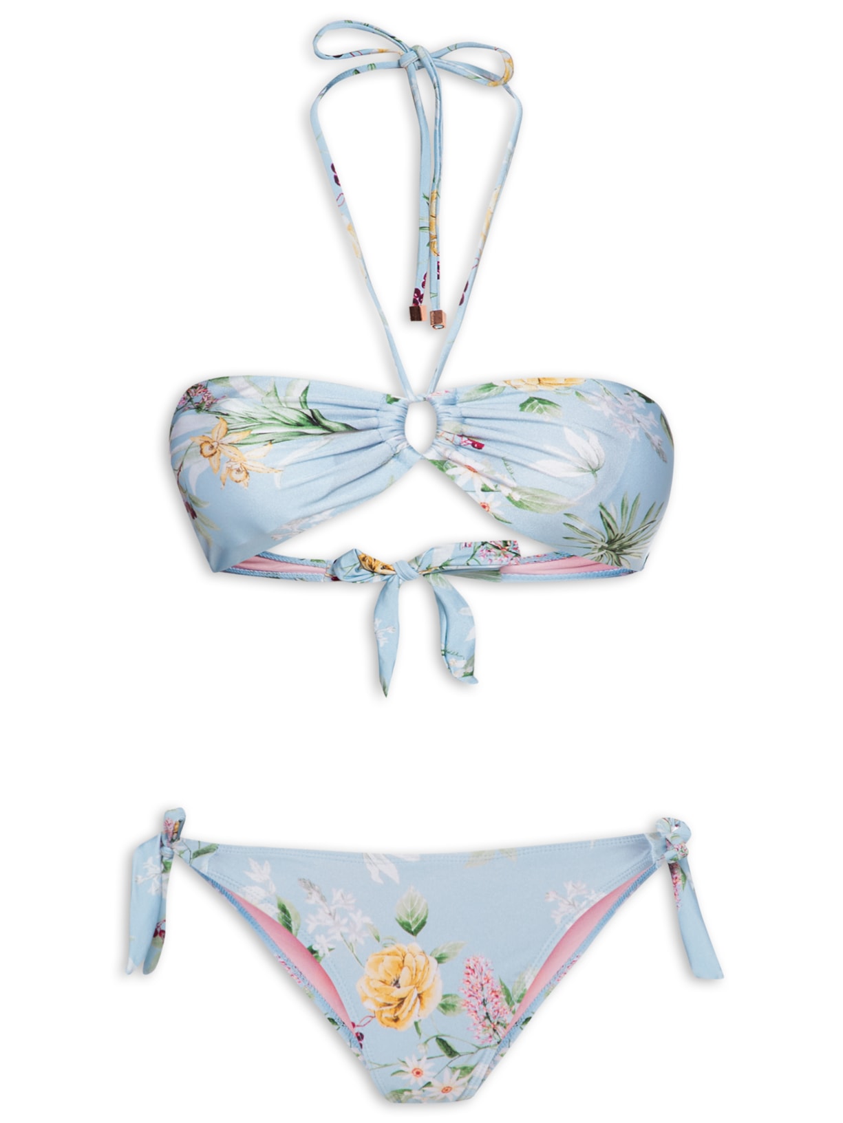 Biquíni Floral - Azul